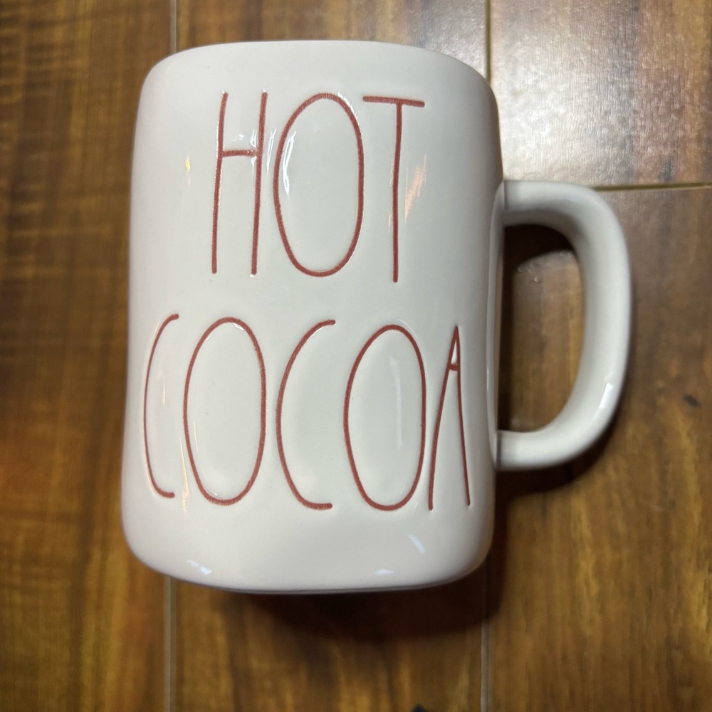Rae Dunn -181- white HOT COCOA Artisan Collection mug by MAGENTA